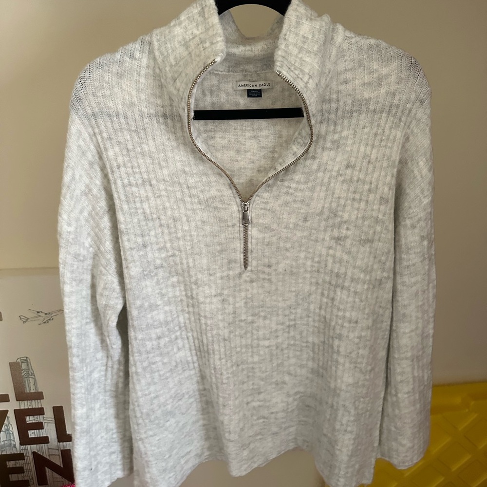 American Eagle Outfitters Gray Sweater